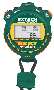 Digital Stopwatch displays temperature and humidity.