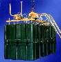 Vacuum Lifter grips from top and permits stacking.