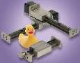 Linear Guides/Slides have integrated lead screw.