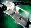 DIN Rail Adapter works with pin and socket connectors.