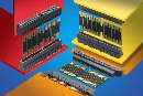 Interconnects meet high-speed, board stacking requirements.