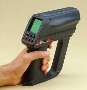 Infrared Thermometer allows laser pinpointing of target.