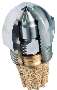 Nozzle suitable for oil burner installations.