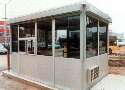 Parking Booths protect against vandalism and severe weather.