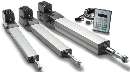 Servo Controllers use ball-screw actuators with dc motors.