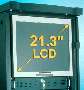 LCD Display (21.3 in.) mounts in 19 in. rack.