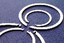Snap Rings have no protruding ears or burrs.