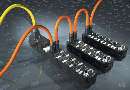 Ethernet I/O Module mounts on machine or plant floor.