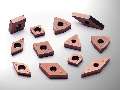Coated PcBN Insert machines hardened steels.