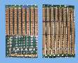 Backplane interfaces with shelf-management modules.