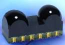 Serial Infrared Transceiver has 3.1 x 6 mm footprint.