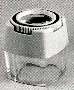 Magnifiers suit hand or desktop applications.