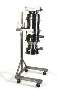 Portable Stand moves vacuum conveyors.