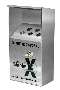 Receptacle provides litter-free disposal of cigarettes.