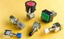 Miniature Pushbuttons come in 1-, 2- and 4-pole versions.