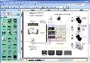 Software facilitates creation of network diagrams.