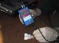 Thickness Gauge measures with ±0.001 in. accuracy.