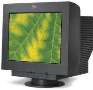 CRT Monitor features flat screen technology.