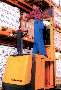 Order Picking Truck features fixed stand-on platform.