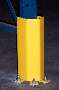 Column Protector guards against forklift collisions.