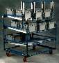 Material Handling Carts are built from modular components.