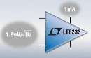 Low-Noise Op Amps draw only 1.15 mA.