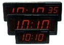 Digital GPS Clocks are viewable from up to 150 ft away.