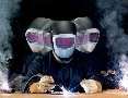Welding Lenses have auto-darkening feature.