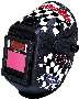 Welding Helmet provides user with 2.4 x 3.8 in. view.