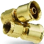 Brass Hose Fittings withstand corrosive environments.