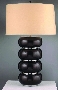 Table Lamp is inspired by automobile tires.