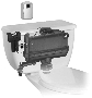 Toilet Retrofit System provides touchless flushing.