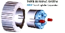Taper Bushing replaces conventional bushings.