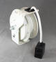 Retractable Power Cord Reels deliver 20 A of service.