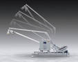 Tilt-Down Flexible Screw Conveyor features sanitary design.