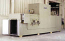 Gas-Heated 350°F Walk-In Oven cures carbon/epoxy components.