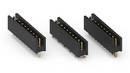 Shrouded Male Connectors offer single row option.