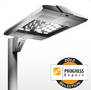 Large Area LED Luminaires illuminate parking lots and roadways.
