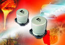 Surface-Mount Aluminum Capacitors operate up to 150°C.