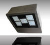 LED Flood and Area Lights feature wide open optics.