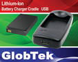 
 Lithium-Ion Battery Charger Cradle, USB Type 5V Input, 4.2V, 800mA Certified to CE/EMC + FCC for Single Model GT-91126-0305-0.8
