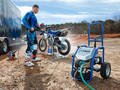 Pressure Washer delivers 3,000 psi.