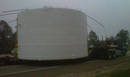 
B & D Plastics Moves a 20,000 Pound Giant Chemical Storage Tank from Ocean Springs Mississippi to Texas
