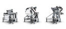 Bulk Tote Dumper features sanitary construction.