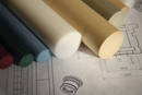 Bar Stock Polymers withstand high temperatures.