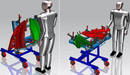 Weld Inspection Cart facilitates workpiece access for testing.