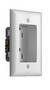 Tamper-Resistant Receptacle features recessed design.