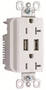 USB Duplex Receptacle meets UL Federal specifications.