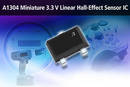 Linear 3.3 V Hall-Effect Sensor IC comes in miniature package.
