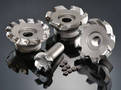 Face Mills help eliminate burrs.